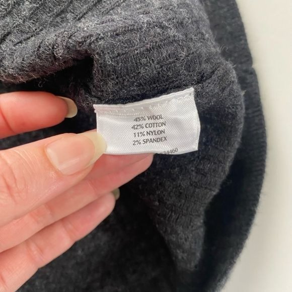 Eileen Fisher Wool Floral Print Knit Pencil Skirt Medium - Picture 3 of 9